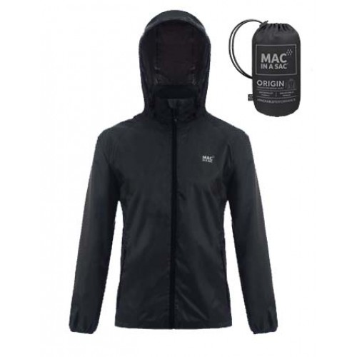 Яке водоустойчиво Mac in a Sac Origin 2 Adult Jet Black Яке водоустойчиво Mac in a Sac Origin 2 Adult Jet Black